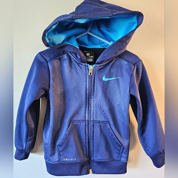 Nike Other - Gently Used-Nike-Toddler-Boys-Dri Fit-Jacket-24 Months-Blue